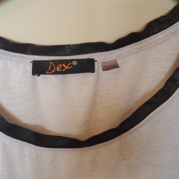 ⛱3/$20 Dex 3/4 Sleeve w/ faux leather inserts - Picture 3 of 6